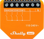 Shelly Módulo de Entrada S3SN-0024X, Inalámbrico, Entrada 110-240V
