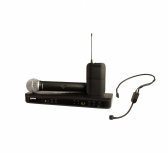 Shure Micrófono BLX1288/PGA31, Inalámbrico, Negro