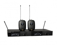 Shure Transmisores de Bolsillo SLXD1, con Sistema SLXD4D Alámbrico, Negro