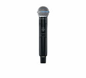 Shure Transmisor de Mano SLXD2/B58, Inalámbrico, Negro