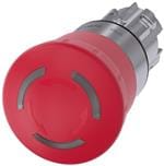 Siemens Botón Pulsador para Interruptor 3SU10511HB200AA0, Rojo