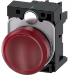 Siemens Botón Pulsador 3SU11026AA201AA0, Rojo