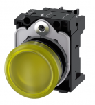 Siemens Luz Piloto 3SU11026AA301AA0, Amarillo