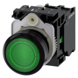Siemens Botón Pulsador 3SU11030AB401BA0, Verde