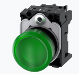 Siemens Luz Piloto 3SU11036AA401AA0, Verde