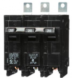 Siemens Disyuntor, 3 Polos, 120/240V