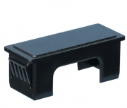 Siemens Tapa para Pared DFFP1A, 1 Puerto, 1 Pieza, Negro