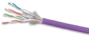Siemon Bobina de Cable Cat7a FTP 4 Pares, 305 Metros, Violeta