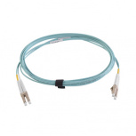 Siemon Cable Fibra Óptica Jumper Dúplex OM4 LC Macho - LC Macho, 10 Metros, Aqua