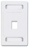 Siemon Tapa para Pared RJ-45, 1 Puerto, Blanco
