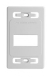 Siemon Placa de Pared MAX de 1 Puerto, RJ-45, Blanco