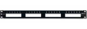 Siemon Panel de Parcheo Modular Plano MAX, 24 Puertos Vacíos, 1U, Negro