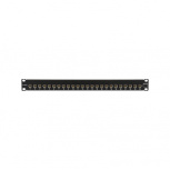 Siemon Panel de Parcheo Ultra-MAX Cat5e, 24 Puertos, 1U, Negro