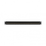 Siemon Panel de Parcheo Ultra-MAX Cat6, 24 Puertos Precargados, 1U, Negro