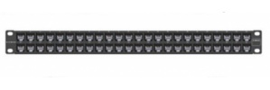 Siemon Panel de Parcheo Plano Z-MAX Cat6a, 48 Puertos, 1U, Negro