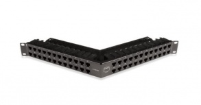 Siemon Panel de Parcheo Cat6a UTP, 48 Puertos RJ-45, 1U, Negro