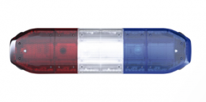 SignalPro Barra de Luces LED SP216B, Exterior, 12 - 24V, Rojo/Ámbar/Azul, para Seguridad Pública