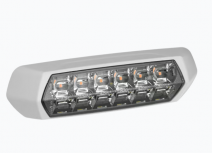 SignalPro Luz Auxiliar SP80RW-W, Exterior, 12 - 24V, 1.2A, Rojo/Blanco, para Vehículo de Emergencia