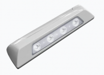 SignalPro Barra de Luces LED SPW12-B, Exterior, 10 - 30V, 1A, Blanco, para Vehículo de Emergencia