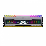Kit Memoria RAM Silicon Power Turbine RGB DDR4, 3600MHz, 32GB (2 x 16GB), Non-ECC, CL18, XMP, Plata