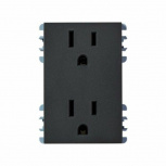 Simon Tomacorriente 2600424-038, 2 Enchufes, 127V, 16A, Grafito