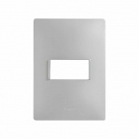 Simon Placa de Pared 2600611-033, 1 Puerto, Plata