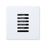 Simon Placa para Pared 27806-35, 2 Puertos Puertos, Blanco