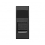 Simon Caja Roseta 82481-68, 1 Puerto RJ-11, Grafito