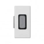Simon Placa para Pared K129B/9, 1 Puerto HDMI, Blanco