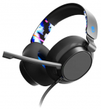 Skullcandy Audífonos con Micrófono SLYR, Cancelación de Ruido, Alámbrico, 3.5mm, Negro/Azul