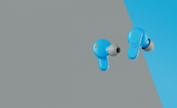 Skullcandy Audífonos Intrauriculares con Micrófono Dime, Inalámbrico, Bluetooth, Micro USB, Gris/Azul - Imagen adicional 3