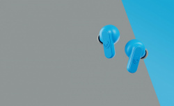 Skullcandy Audífonos Intrauriculares con Micrófono Dime, Inalámbrico, Bluetooth, Micro USB, Gris/Azul - Imagen adicional 2