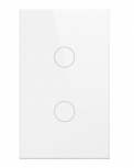 SmartHome by Epcom Interruptor de Luz Inteligente SHS412WWH, 2 Botones, Wi-Fi, Blanco
