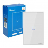 Sonoff Interruptor de Luz Inteligente T2US1C-R2, 1 Botones, Wi-Fi, Blanco