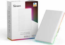 Sonoff Interruptor de Luz Inteligente T5-1C-120, Wi-Fi, Blanco