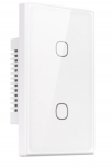 Sonoff Interruptor de Luz Inteligente T6-2C-120M, 2 Botones, Wi-Fi, Blanco