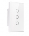 Sonoff Interruptor de Luz Inteligente T6-3C-120M, 3 Botones, Wi-Fi, Blanco