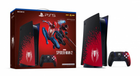 Sony PlayStation 5 Marvel’s Spider-Man 2 Edition 825GB, WiFi, Bluetooth 5.1, Negro/Rojo ― Versión Internacional