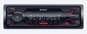 Sony Autoestéreo DSX-A410BT, Formatos de Audio MP3/WMA/FLAC, USB, Negro