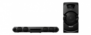 Sony MHC-GT3D Mini Componente + Barra de Sonido, Bluetooth, 720W RMS, USB 2.0, Negro
