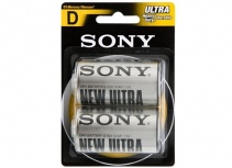 Sony Pilas de Carbon Tipo D, 1.5V, 2 Piezas