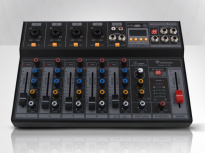 Soundtrack Mezcladora Pasiva Studio 6, 6 Canales, XLR/6.3mm, 5W - Incluye Micrófono y Audífonos