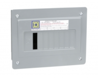 Square D Centro de Carga QOD8F, 8 Polos, 100A, Empotrar