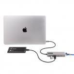 StarTech.com Hub USB-C - 2x USB A, 1x USB C, 1x RJ-45, 10 Gbit/s, Gris - Imagen adicional 4