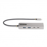StarTech.com Hub USB-C - 2x USB A, 1x USB C, 1x RJ-45, 10 Gbit/s, Gris - Imagen adicional 2
