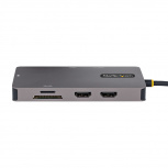 StarTech.com Docking Station USB-C, 2x USB 3.0, 2x HDMI, 1x RJ45,1x SD, 1x MicroSD - Imagen adicional 2