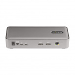 StarTech.com Docking Station 129N-USBC-KVM-DOCK USB-C, 2x USB 3.0, 3x USB-C, 2x USB 2.0, 2x DisplayPort, 1x RJ-45, Gris - Imagen adicional 2