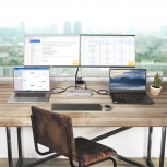 StarTech.com Docking Station 129N-USBC-KVM-DOCK USB-C, 2x USB 3.0, 3x USB-C, 2x USB 2.0, 2x DisplayPort, 1x RJ-45, Gris - Imagen adicional 8