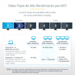 StarTech.com Docking Station 154B-USBC-MULTIPORT USB-C, 1 x USB-C 3.0, 1 x USB-A 3.0, 2 x USB-A 2.0, 1 x HDMI, 2 x DisplayPort, 1 x RJ-45, 1 x 3.5mm, MicroSD/SD - Imagen adicional 7