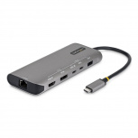 StarTech.com Docking Station 174B-USB4-MULTIPORT USB-C, 1 x HDMI, 1 x DisplayPort, 1 x RJ-45